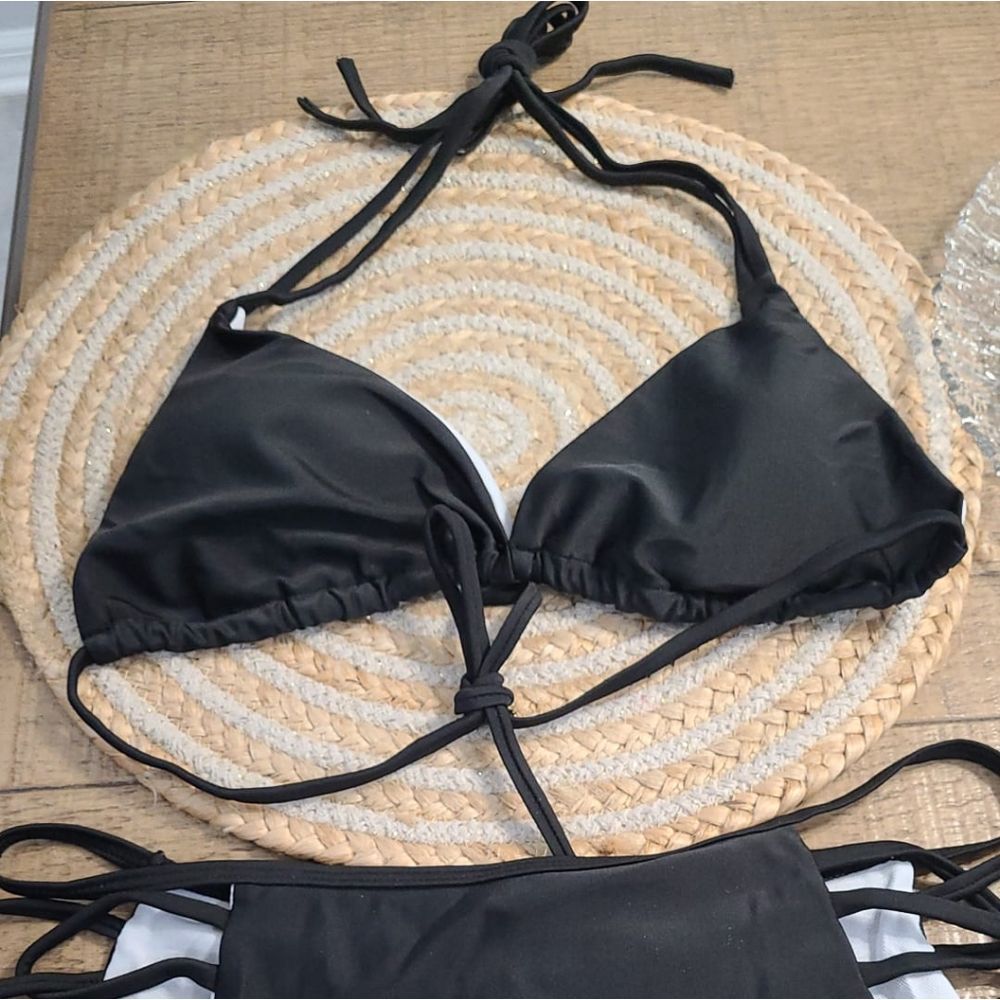 Cut Out Bikini Women Strappy Bathing Suit Hollow O 2026 - Picture 3 of 6